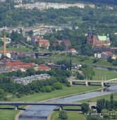Mosty Królowej Jadwigi i Rocha | fot. Aerofoto Kaczmarczyk
