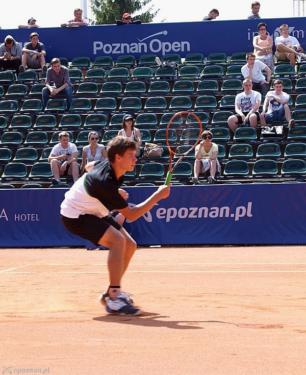 Kamil Majchrzak - Pierre-Hugues Herbert (Francja) 7:6(3), 7:5 | fot. Piotr Sagalara