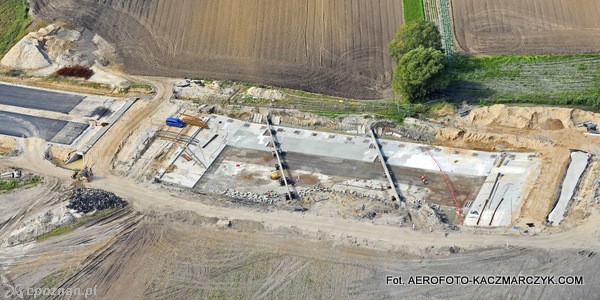 Budowa Zachodniej Obwodnicy Poznania | fot. Aerofoto Kaczmarczyk