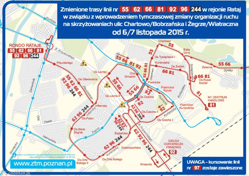 Zmiany w komunikacji miejskiej | fot. ZTM