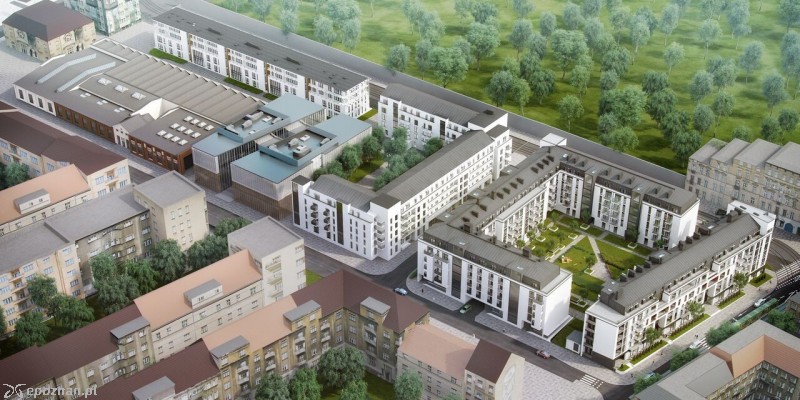 Tak ma wyglądać teren byłej zajezdni | fot. materiały prasowe