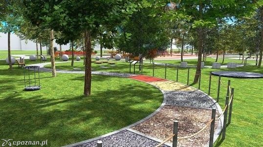 Park Rataje – wizualizacja | fot. UMP
