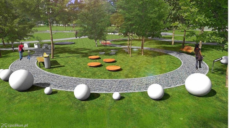 Park Rataje – wizualizacja | fot. UMP