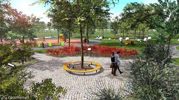 Park Rataje – wizualizacja | fot. UMP