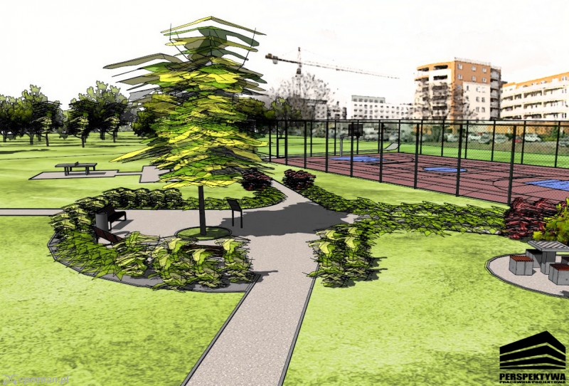 Tak ma wyglądać Park Rataje | fot. materiały inwestora