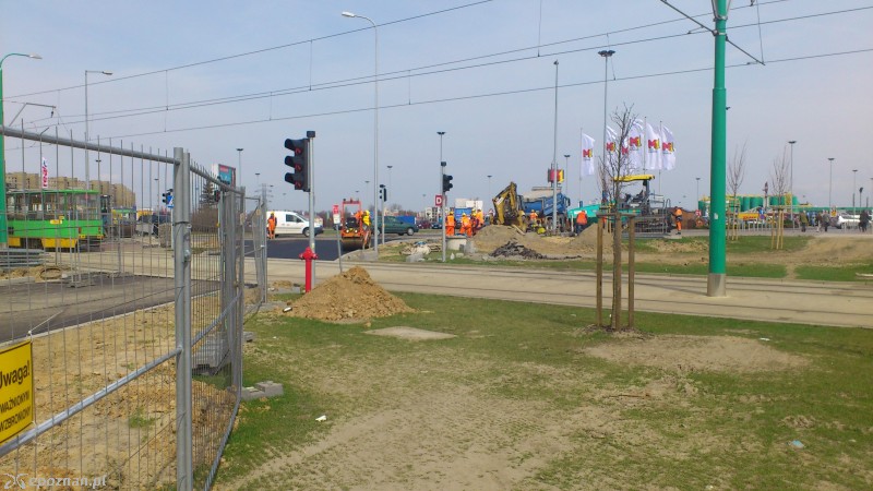 Prace przy budowie nowej ulicy | fot. G. Kozak