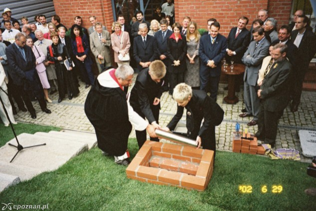 Wmurowanie kamienia węgielnego 29 czerwca 2002 roku | fot. Stary Browar