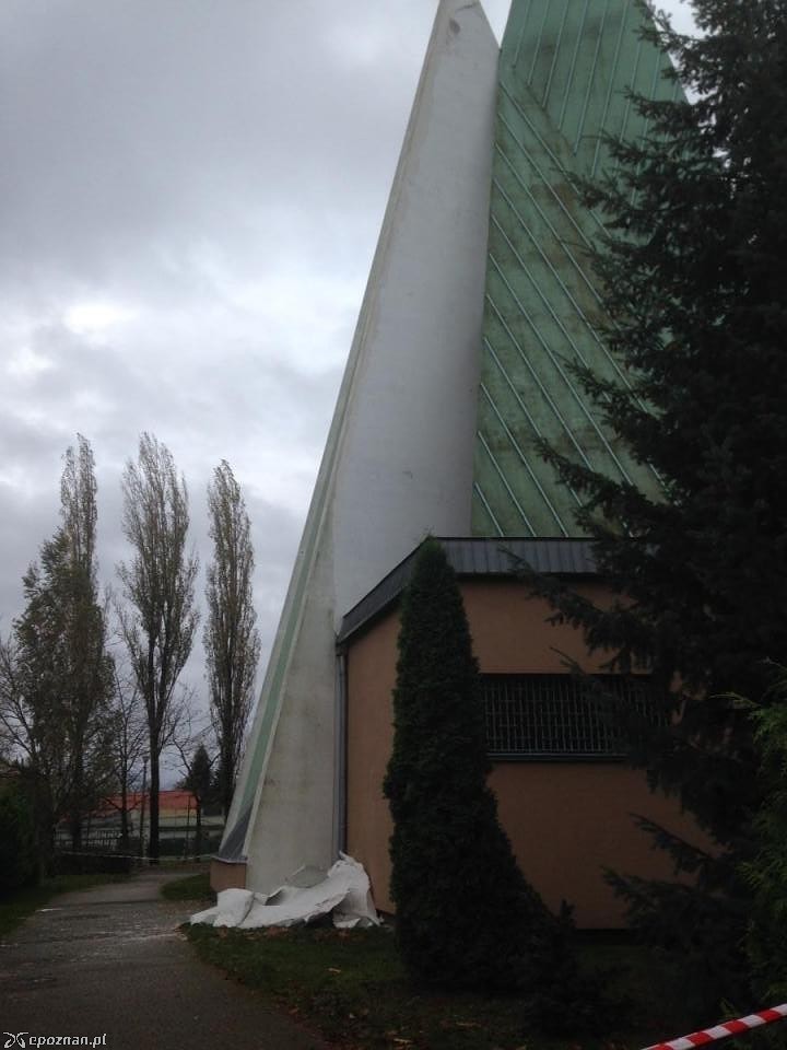 Interwencja przy kościele | fot. Straż pożarna Poznań