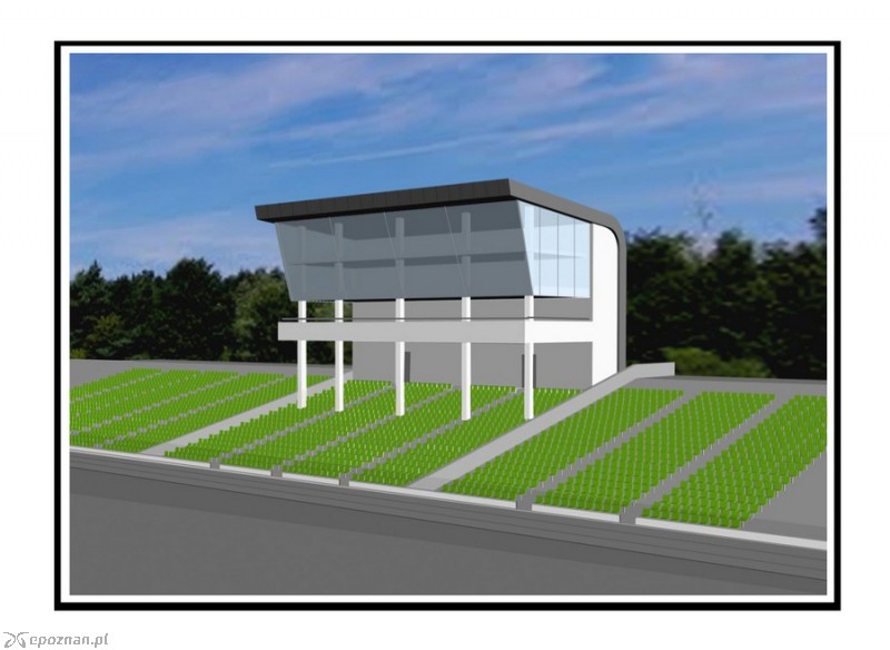 Propozycja architektoniczna trybuny VIP (wersja I)