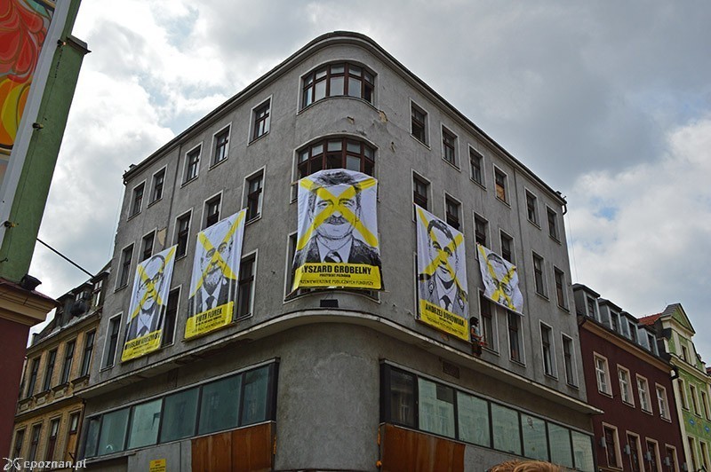 Tak wyglądał „debiut” plakatów | fot. Maciej Burchardt