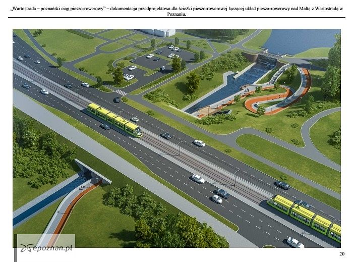 Tak miała wyglądać ścieżka | fot. UM Poznań