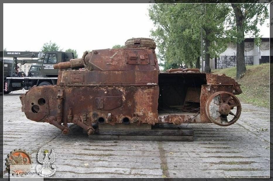 Przed remontem | fot. Muzeum Broni Pancernej