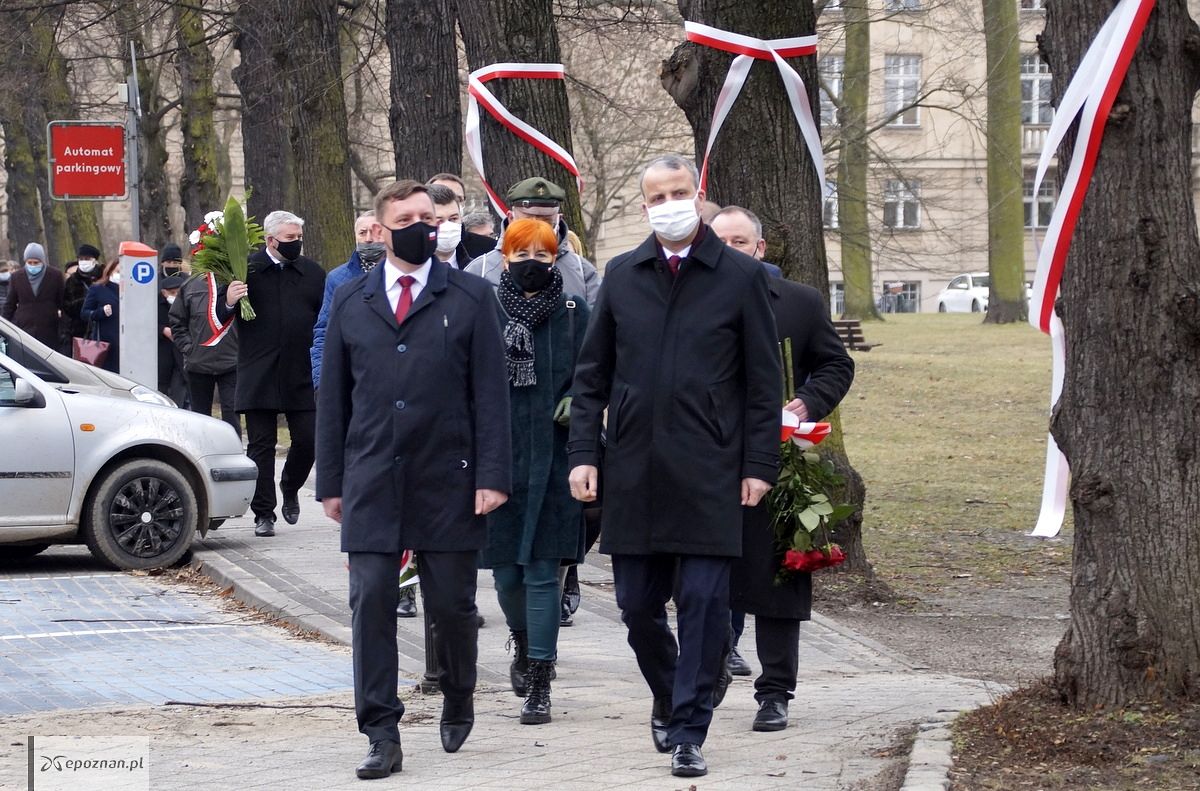 Poznańska część poniedziałkowych obchodów | fot. Włodzimierz Hoppel