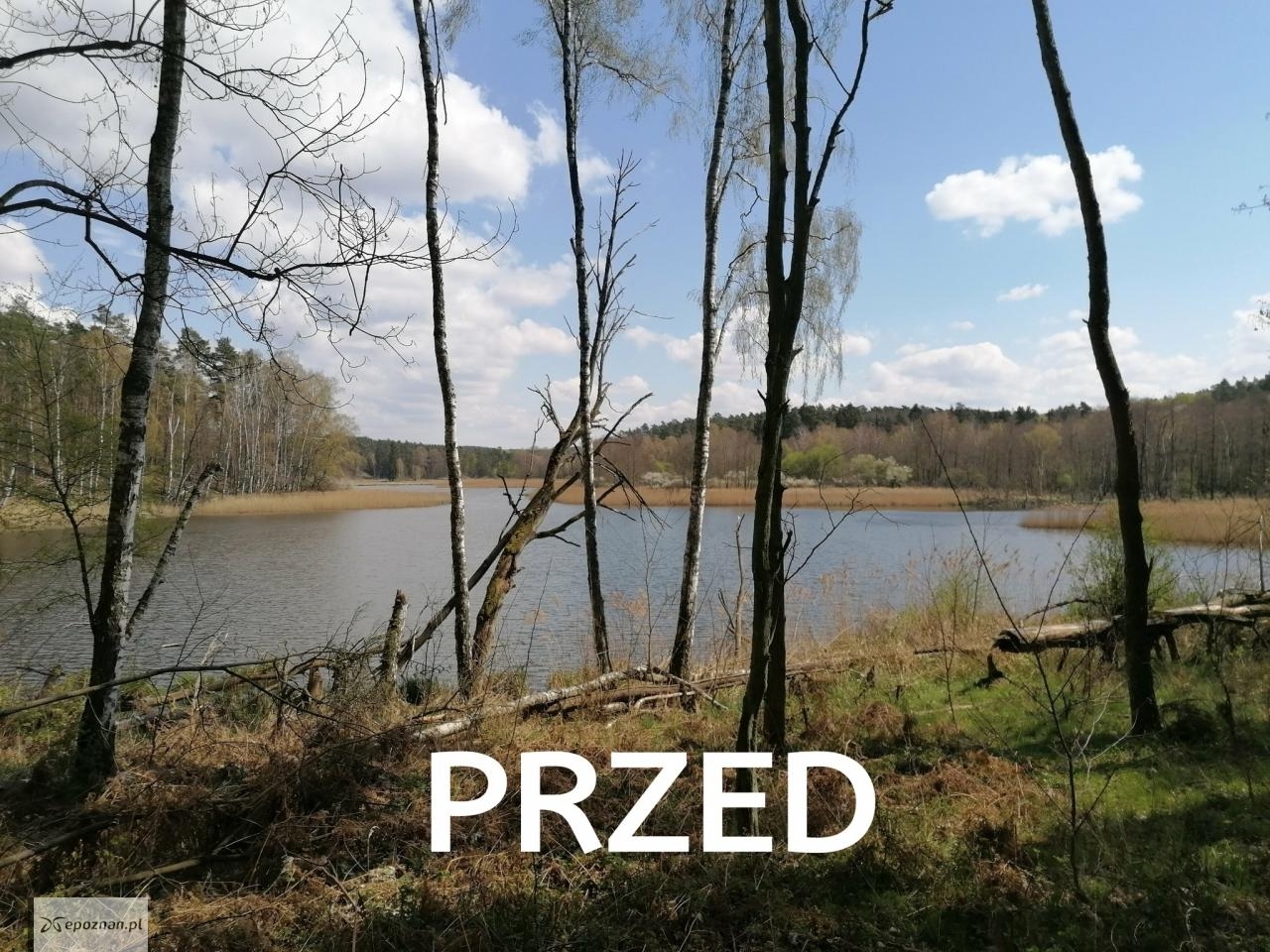 Przed zniszczeniem tamy | fot. Dawid Sobolewski
