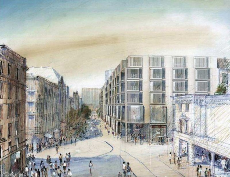 Jeden z projektów zagospodarowania działek przy 27 Grudnia | fot. JEMS Architekci - projekt z 2007 roku